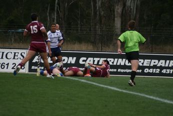 ASSRL Championship Final - Queensland Schoolboys v NSW CCC action (Photo's : OurFootyMedia)