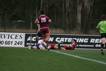 ASSRL Championship Final - Queensland Schoolboys v NSW CCC action (Photo's : OurFootyMedia)