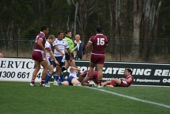 ASSRL Championship Final - Queensland Schoolboys v NSW CCC action (Photo's : OurFootyMedia)