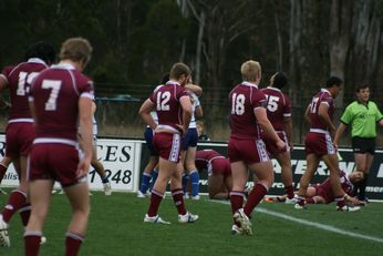 ASSRL Championship Final - Queensland Schoolboys v NSW CCC action (Photo's : OurFootyMedia)