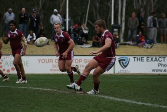 ASSRL Championship Final - Queensland Schoolboys v NSW CCC action (Photo's : OurFootyMedia)