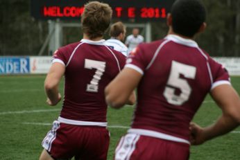 ASSRL Championship Final - Queensland Schoolboys v NSW CCC action (Photo's : OurFootyMedia)