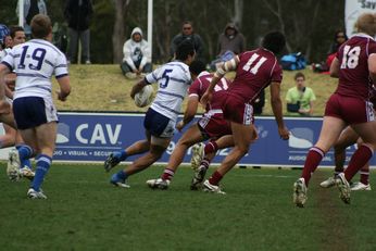 ASSRL Championship Final - Queensland Schoolboys v NSW CCC action (Photo's : OurFootyMedia)