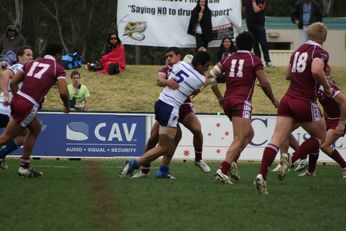 ASSRL Championship Final - Queensland Schoolboys v NSW CCC action (Photo's : OurFootyMedia)