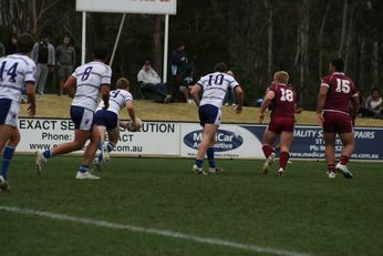 ASSRL Championship Final - Queensland Schoolboys v NSW CCC action (Photo's : OurFootyMedia)