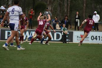 ASSRL Championship Final - Queensland Schoolboys v NSW CCC action (Photo's : OurFootyMedia)
