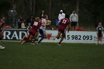 ASSRL Championship Final - Queensland Schoolboys v NSW CCC action (Photo's : OurFootyMedia)