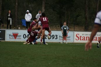 ASSRL Championship Final - Queensland Schoolboys v NSW CCC action (Photo's : OurFootyMedia)