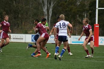 ASSRL Championship Final - Queensland Schoolboys v NSW CCC action (Photo's : OurFootyMedia)