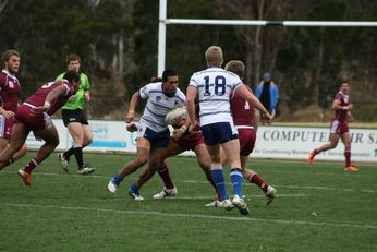 ASSRL Championship Final - Queensland Schoolboys v NSW CCC action (Photo's : OurFootyMedia)