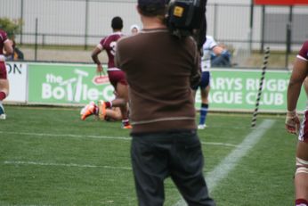 ASSRL Championship Final - Queensland Schoolboys v NSW CCC action (Photo's : OurFootyMedia)