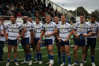 ASSRL Championship Final - Queensland Schoolboys v NSW CCC action (Photo's : OurFootyMedia)