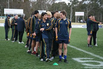 ASSRL Championship Final - Queensland Schoolboys v NSW CCC action (Photo's : OurFootyMedia)