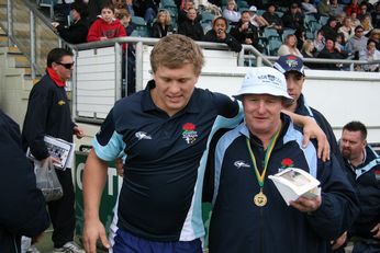 ASSRL Championship Final - Queensland Schoolboys v NSW CCC action (Photo's : OurFootyMedia)