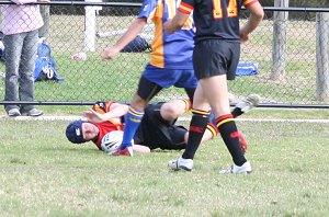 NSW CCC trials day 1 Under 15's in action (Photo : ourfooty media) 