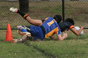 NSW CCC trials day 1 Under 15's in action (Photo : ourfooty media) 