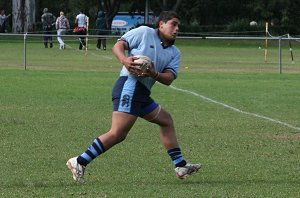 Caleb Binge goes for a run - Parramatta Eels Harold Matthews Cup Vs NSW CCC U 15's (Photo : ourfooty media)