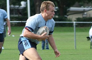 Zac Wedersweiler runs the ball - Parramatta Eels Harold Matthews Cup Vs NSW CCC U 15's (Photo : ourfooty media)