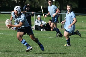 Luke Vascio runs from dummy - Parramatta Eels Harold Matthews Cup Vs NSW CCC U 15's (Photo : ourfooty media)