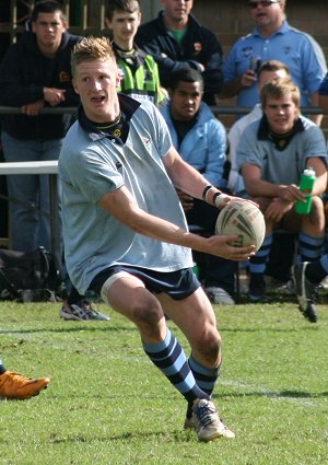 Todd Graham (Red Bend College) Parramatta Eels Harold Matthews Cup Vs NSW CCC U 15's (Photo : ourfooty media)