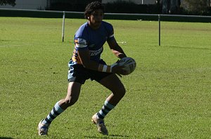 Albert Kelly in action for NSW CCC vs his SG Ball team mates Parramatta Eels (Photo : ourfooty media )