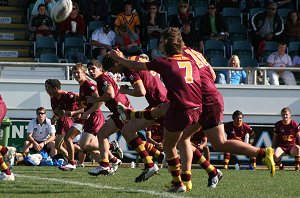 SCCC v NCCC U18s 2010 trials action (Photo's : ourfootymedia)