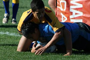 NSWCCC U15s v Parramatta Eels U16s trial match action (Photo: ourfootymedia)