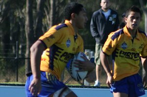 NSW CCC U15s v Parramatta Eels U16s trial match action (Photo: ourfootymedia)