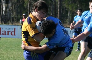 NSW CCC U15s v Parramatta Eels U16s trial match action (Photo: ourfootymedia)
