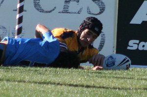 NSW CCC U15s v Parramatta Eels U16s trial match action (Photo: ourfootymedia)