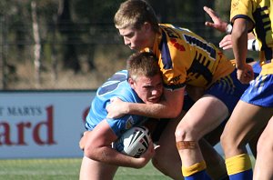 NSW CCC U15s v Parramatta Eels U16s trial match action (Photo: ourfootymedia)