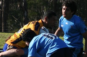 NSW CCC U15s v Parramatta Eels U16s trial match action (Photo: ourfootymedia)