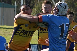 NSW CCC U15s v Parramatta Eels U16s trial match action (Photo: ourfootymedia)