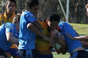 NSW CCC U15s v Parramatta Eels U16s trial match action (Photo: ourfootymedia)