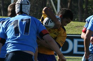 NSW CCC U15s v Parramatta Eels U16s trial match action (Photo: ourfootymedia)