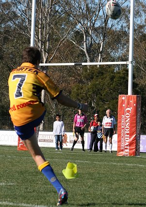 NSW CCC U15s v Parramatta Eels U16s trial match action (Photo: ourfootymedia)