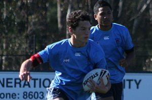 NSW CCC U15s v Parramatta Eels U16s trial match action (Photo: ourfootymedia)