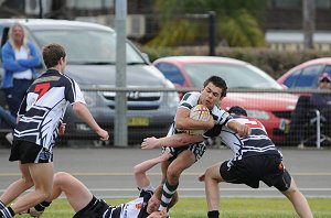CJ Ralph in Dubbo CYMS colours against Forbes Magpies