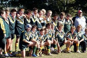 Kyogle High School Under-14 rugby league team, which is through to the final 16 in the State knockout.