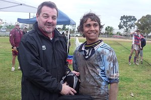 Red Bend College Forbes celebrate its Country Cup title.