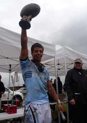 Red Bend College Forbes celebrate its Country Cup title.
