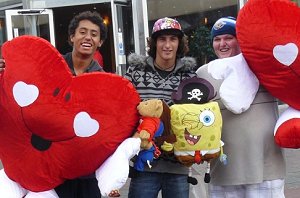 Boys win BIG at Pleasure Beach - Blackpool 