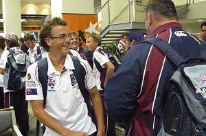 Taylor Ridland has a laugh