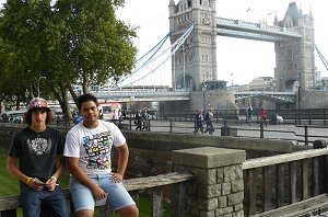 Ryan & Kelton at the Tower of London