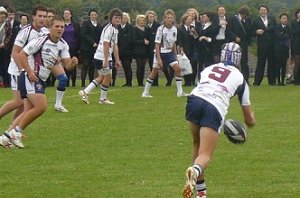Crowd watches the game