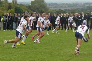 Mackay attacking the Outwood defence