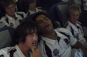 Kelton in a coma on the plane