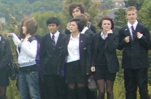 Outwood Grange College student get to watch the game