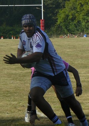 Birthday Boys Kelton Dorante runs to the 1st try of the game 