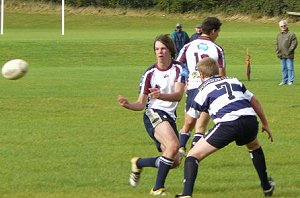 Callam draws the defender